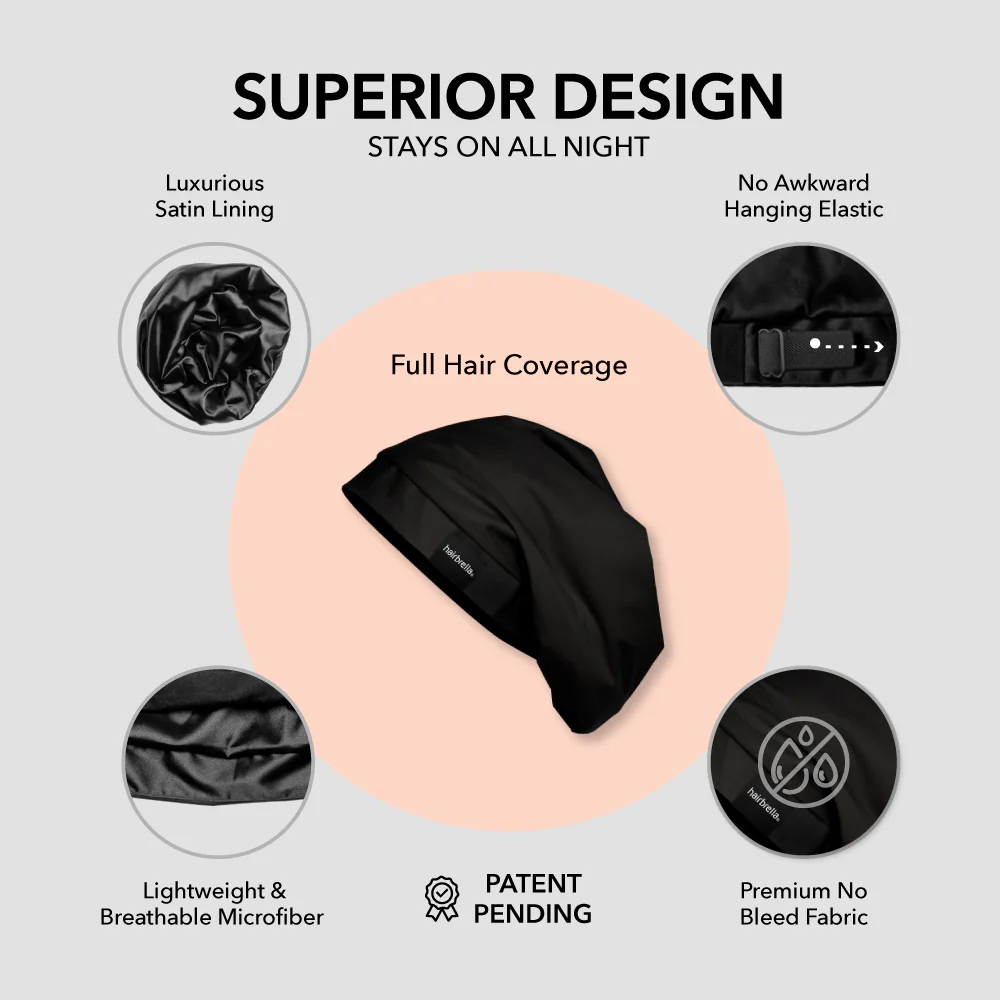 Hairbrella Satin-Lined Sleep Cap - Image 9