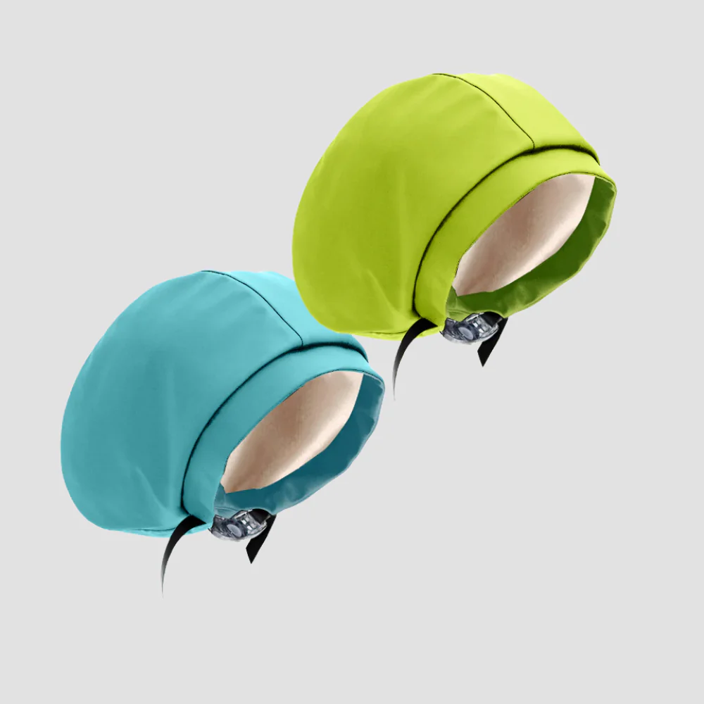Hairbrella Satin-Lined Waterproof, Adjustable Classic Swim Cap, Aquamarine Bundle (2) - Image 16