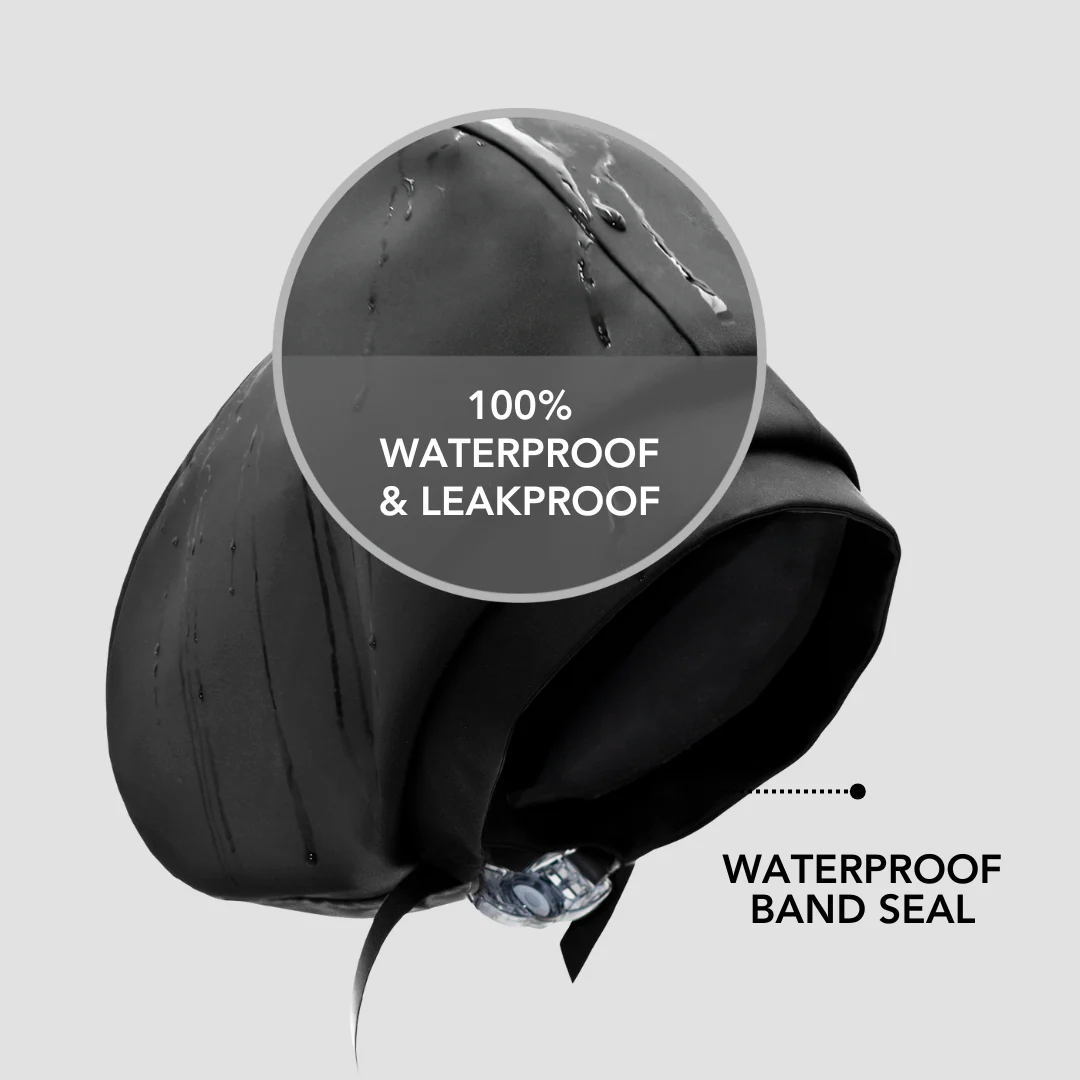 Hairbrella Satin-Lined Waterproof, Adjustable Classic Swim Cap, Sunbeam Bundle (2) - Image 6