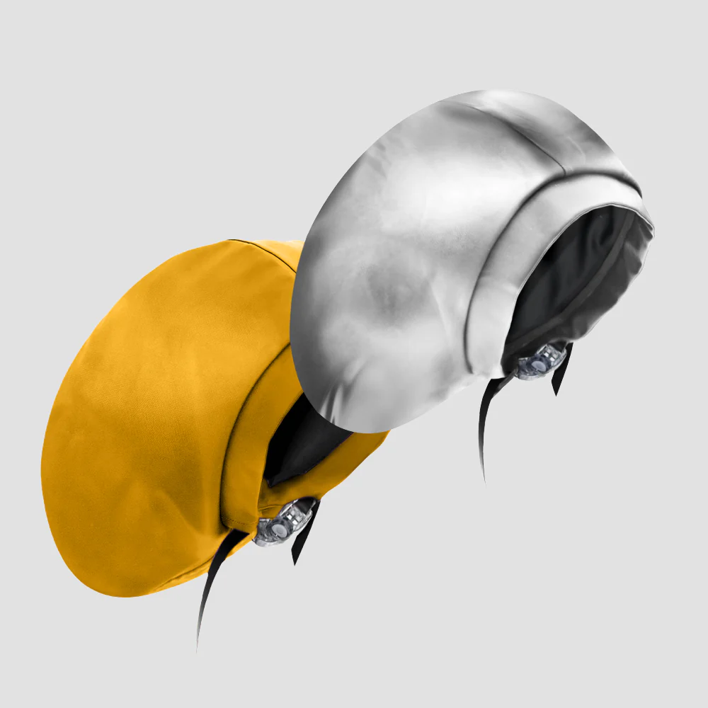 Hairbrella Satin-Lined Waterproof, Adjustable XL Swim Cap, Chrome Bundle (2) - Image 14