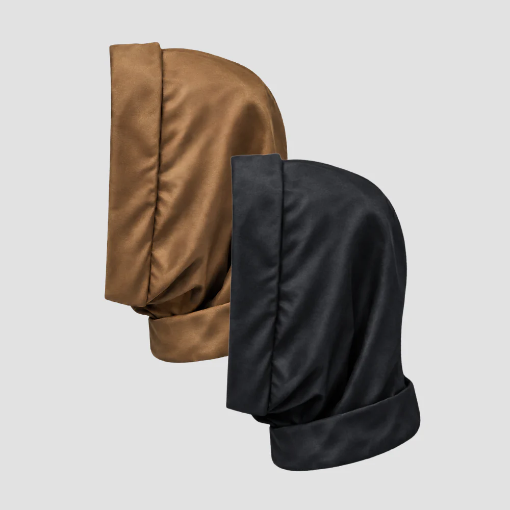 Hairbrella Satin-Lined, Waterproof, Packable Lite Rain Scarf - Bundle(2) - Image 48