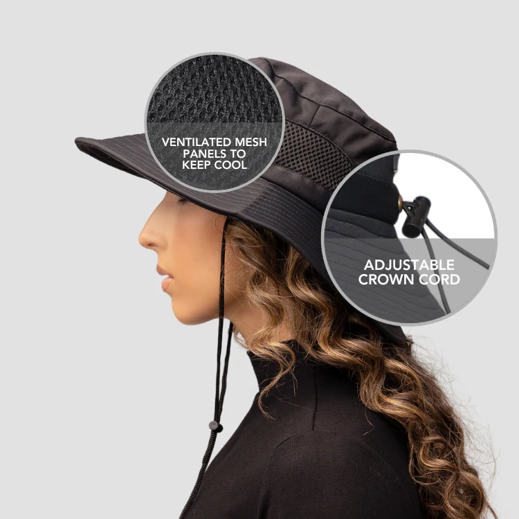Satin-Lined, Waterproof All Weather Sun Hat - Image 5