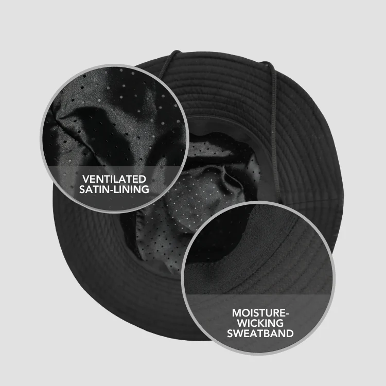 Satin-Lined, Waterproof All Weather Sun Hat - Image 6