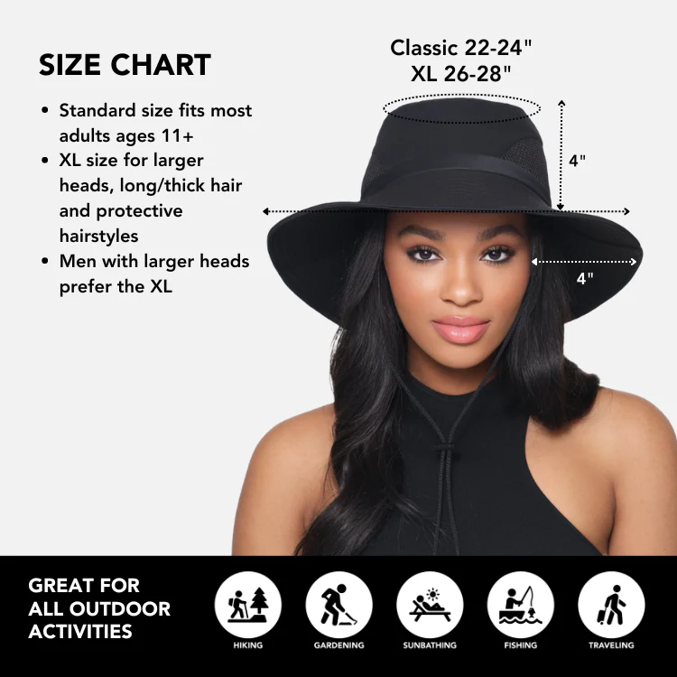 Satin-Lined, Waterproof All Weather Sun Hat - Image 8