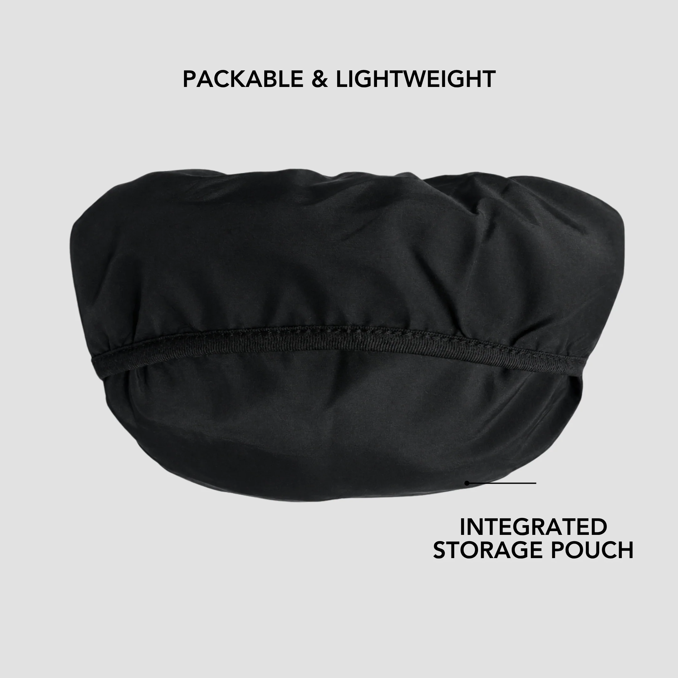 Hairbrella Satin-Lined, Waterproof, Packable Lite Rain Scarf - Image 7