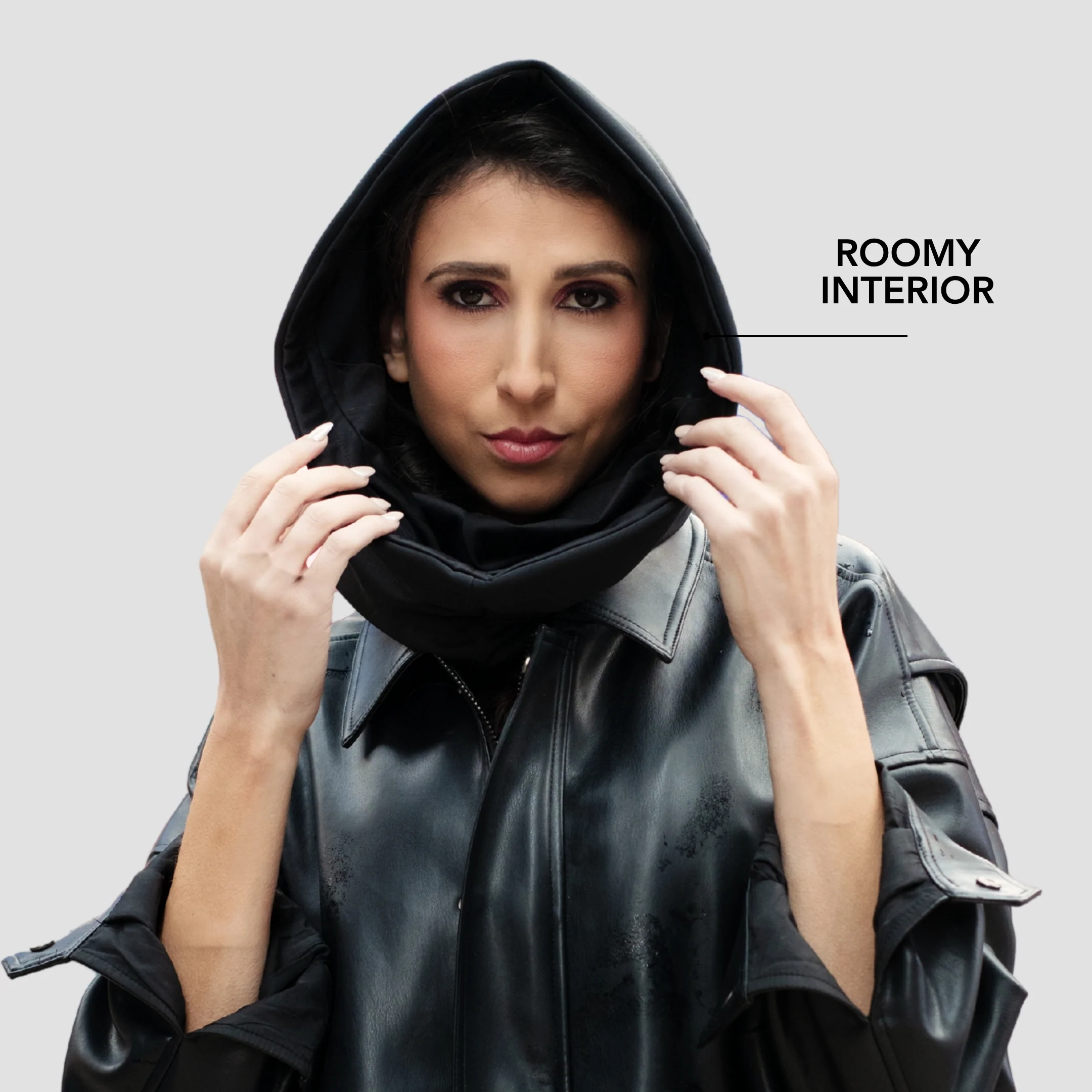 Hairbrella Satin-Lined, Waterproof, Packable Lite Rain Scarf - Image 8