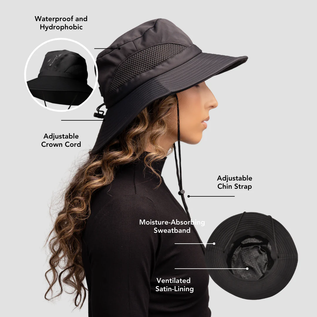 Satin-Lined, Waterproof Sun Hat - Image 2