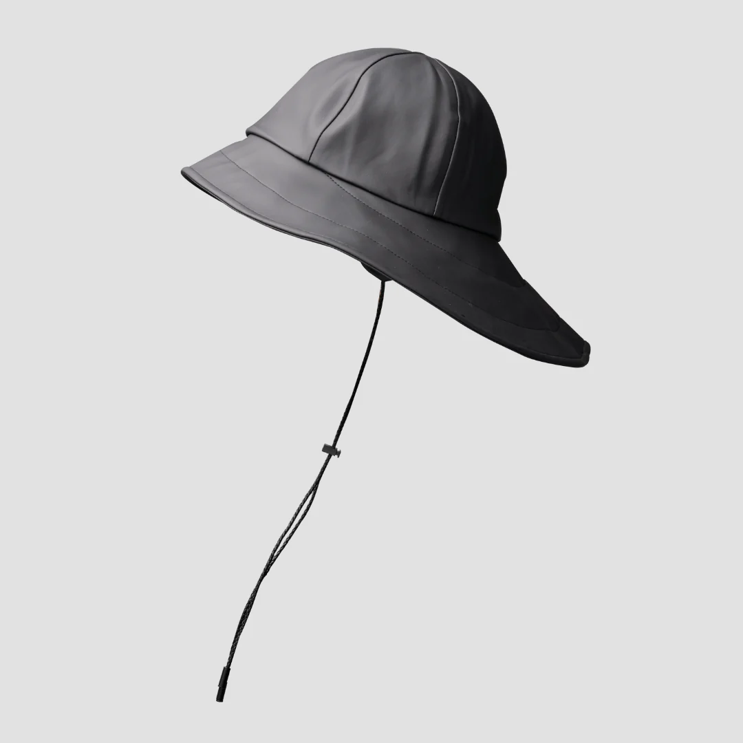 Satin-Lined, Waterproof Sou'wester Rain Hat - Image 10