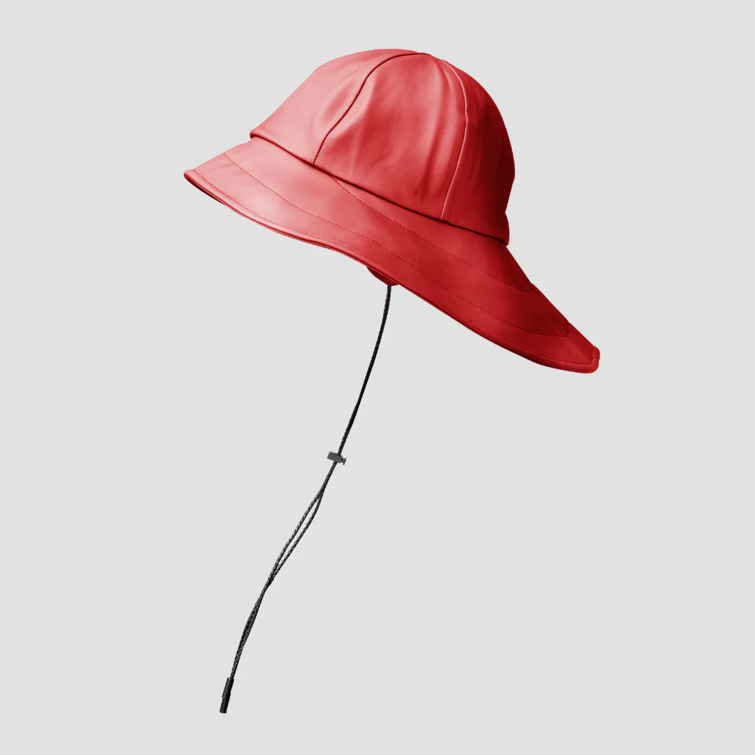 Satin-Lined, Waterproof Sou'wester Rain Hat - Image 12