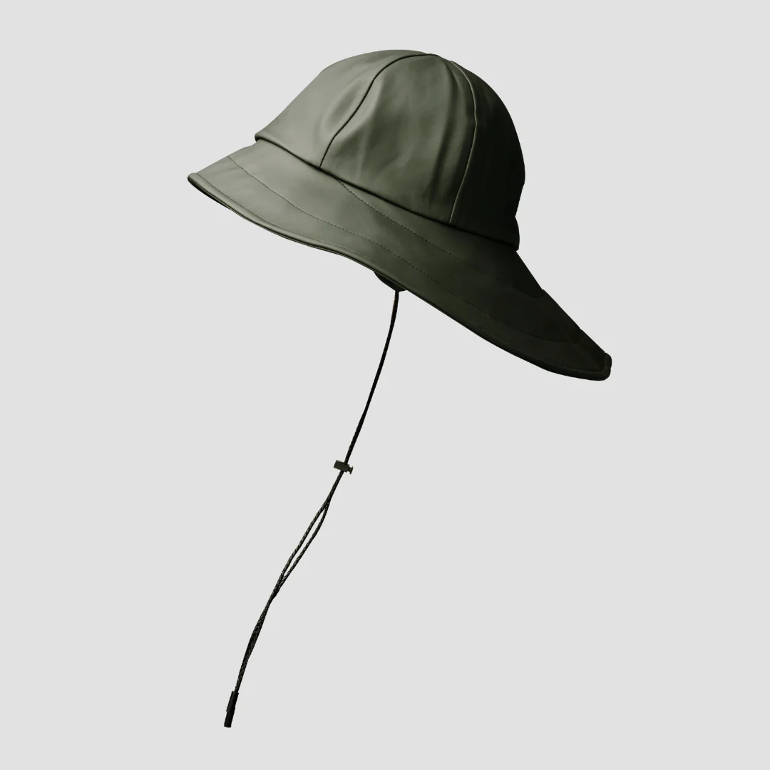 Satin-Lined, Waterproof Sou'wester Rain Hat - Image 15