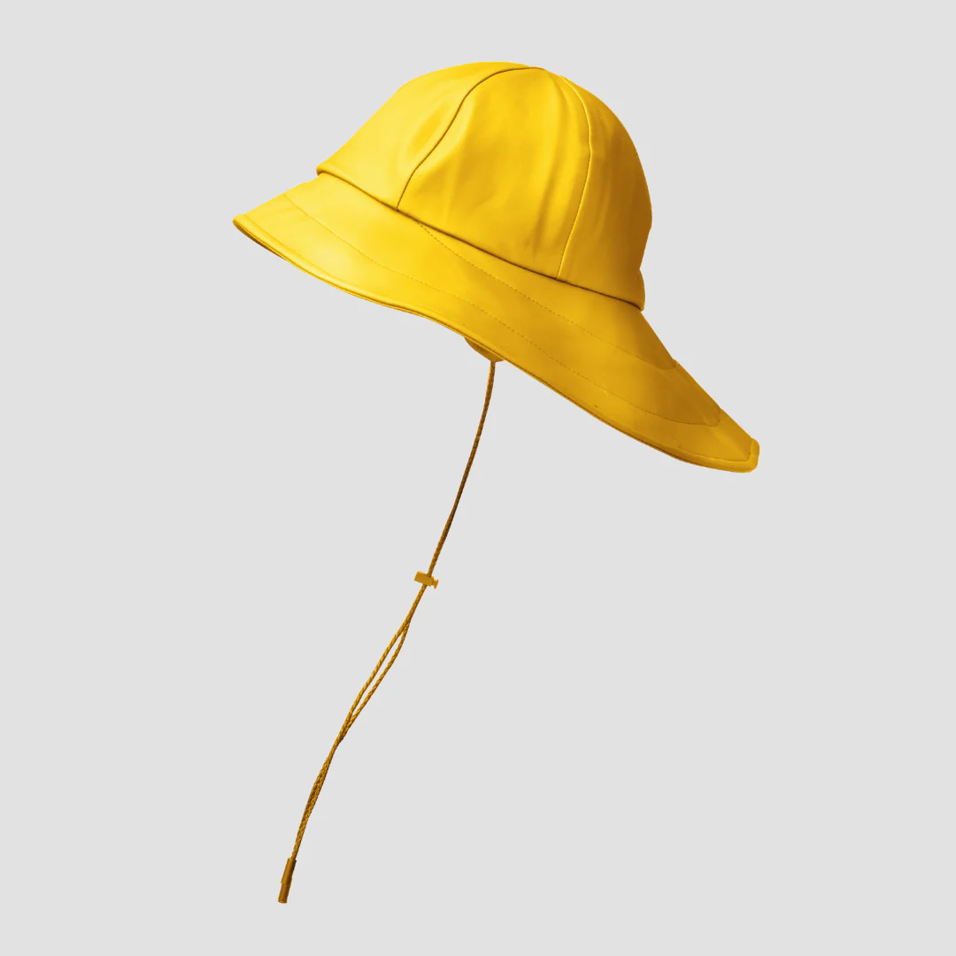 Satin-Lined, Waterproof Sou'wester Rain Hat - Image 16